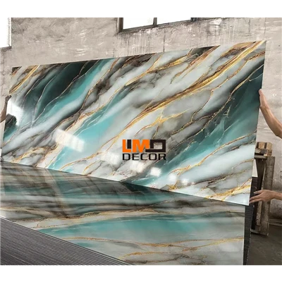 Aukštos blizgus 1220*2900 mm*3 mm UV marmurinis lapas